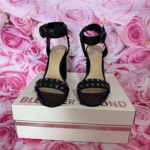 Black Studded Heels by Bleeker & Bond